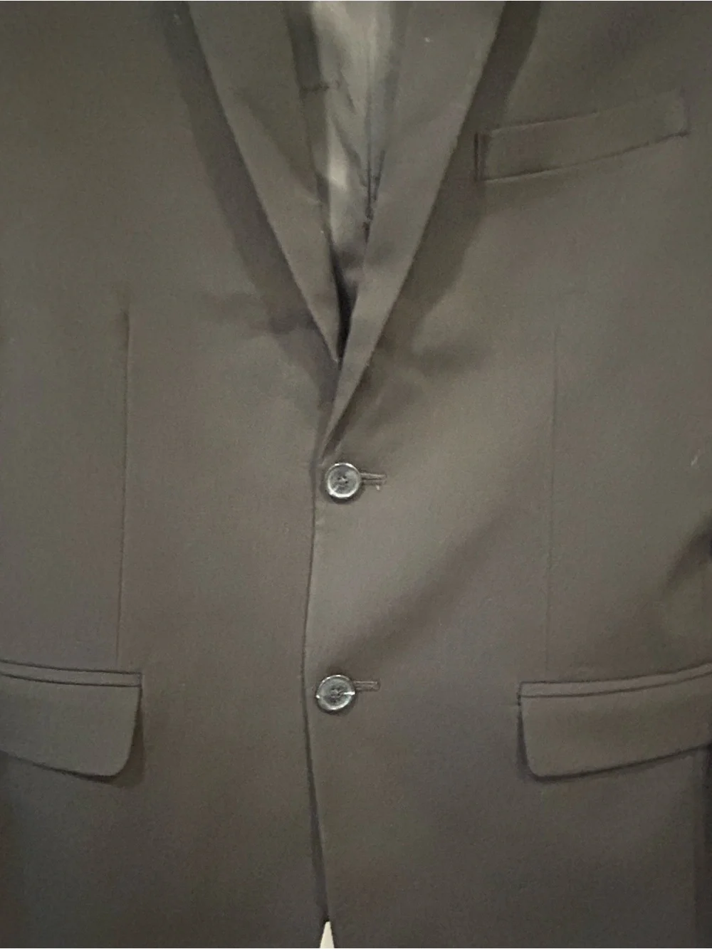 Calvin Klein Boys Black Stretch Blazer Size 18R Suit Jacket